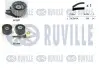К-кт. ГРМ (рем.+2шт. ролик+крепеж) FIAТ Doblo 1.9 JTD RUVILLE 550133 Купить в Украине