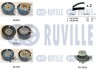 RUVILLE VW К-кт. ГРМ. (2шт ГРМ + 3шт ролики + помпа + кріплення) LT, T4 2.5 TDI 5501431