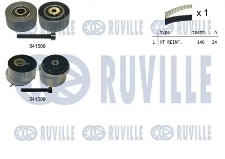 Комплект ГРМ Opel Astra 00 RUVILLE 550320 Купити в Україні