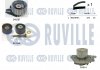Комплект ГРМ + помпа Fiat Doblo/Punto/Bravo 1.9D 94- (24x193z) RUVILLE 5503561 (фото 1)