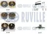 Комплект ГРМ + помпа Audi A4/A6/A8/Skoda Superb/VW Passat B5.5 2.5 TDI 00-08 (30x207z) RUVILLE 5503831 Купити в Україні