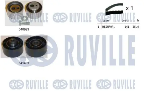 Комплект ГРМ Citroen Berlingo/Jumpy 2.0HDi 99-11 (25x141z) RUVILLE 550513 Купити в Україні