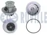 Фото Помпа води Opel Astra G/Combo/Meriva A/Vectra B 1.6 95-10 (19z) (R/B) (7 лоп) RUVILLE (561217) зображення 1