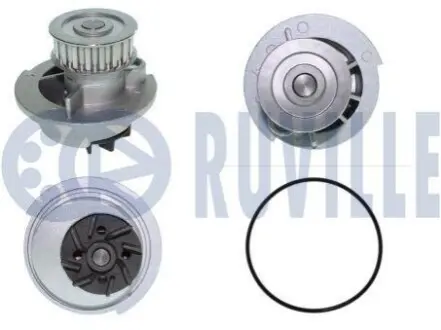 Помпа води Opel Astra G/Combo/Meriva A/Vectra B 1.6 95-10 (19z) (R/B) (7 лоп) RUVILLE 561217 Купити в Україні