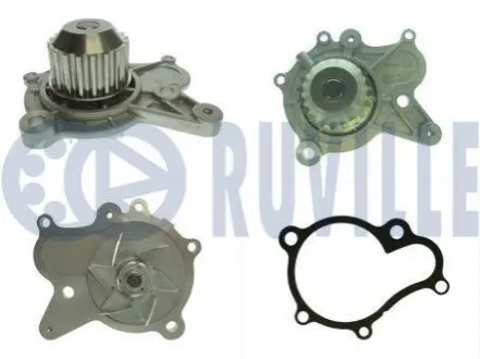 Помпа води Hyundai Tucson/Santa Fe/i30/Elantra/Kia Sportage/Cee'd 2.0-2.2CRDi 05- (R/B)(6 лоп) RUVILLE 561454 Купити в Україні