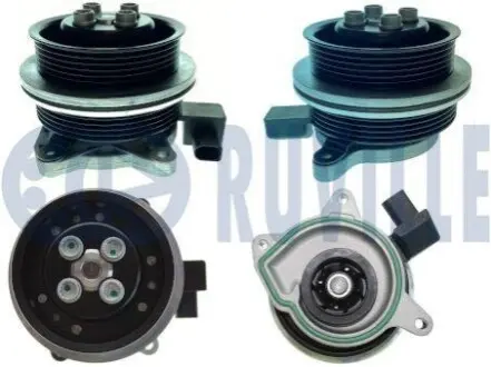 Помпа води Skoda Fabia/VW Passat 1.4TSI 09-14/Golf 1.4TSI 06-12/Tiguan 1.4TSI 08-18 (7 лоп) (11 кан) RUVILLE 561523 Купити в Україні