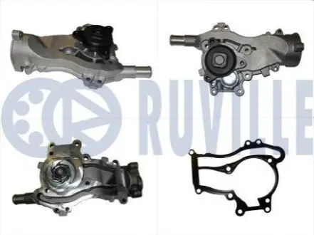 Помпа води Chevrolet Volt/Opel Ampera 1.4 11- (B/B) (6 лоп.) RUVILLE 561553 Купити в Україні