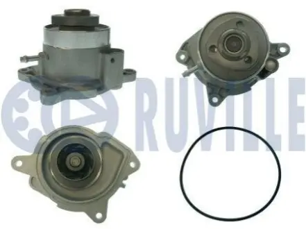 Помпа води Audi A3/Skoda Fabia/Rapid/Octavia/VW Caddy/Golf/Polo 1.2TSI 10- (B/B)(7 лоп) RUVILLE 561594 Купити в Україні