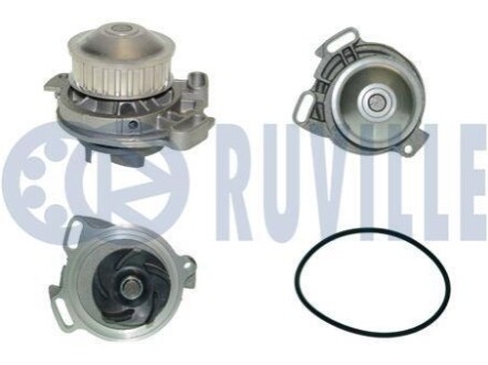 Помпа води Audi 100/200/80/90 1.9-2.3 77-96/VW Passat 1.9-2.2 81-88 (26z) RUVILLE 56377P (фото 1)