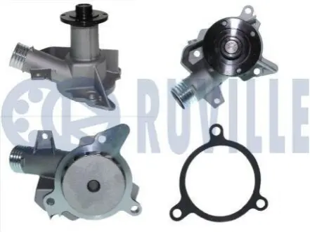 Фото Помпа води BMW 3 (E30) 2.0/2.5/2.7 87-93/5 (E34) 2.0/2.5 88-91 (R/B) (14 лоп) М20 RUVILLE (56562) зображення 1