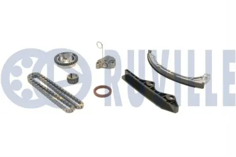 Комплект ланцюга ГРМ Nissan Micra 1.2/1.4 16V 03-10 RUVILLE 580063 Купити в Україні