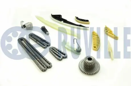 Комплект цепи ГРМ VW T5/T6/Golf VI/VII 2.0GTI/TSI 11- RUVILLE 580158 Купить в Украине