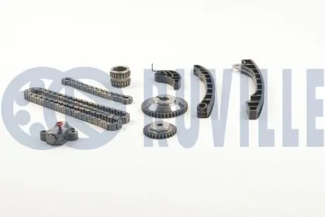 К-кт ланцюга приводу ГРМ Nissan Cube (Z12) 1.6 16V/Juke 1.6/Latio 1.6/Livina(L10) 1.6/Micra C+C (K12) 1.6/Note (E11) 1.6/Qashqai (J10 JJ10) 1.6/Tiida (C11X) 1.6 RUVILLE 580178 Купити в Україні