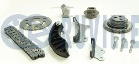 Комплект ланцюга ГРМ Opel Astra J/K/Insignia A/B/Zafira 1.6CDTi 14- (z=96) (симплекс) RUVILLE 580194 Купити в Україні