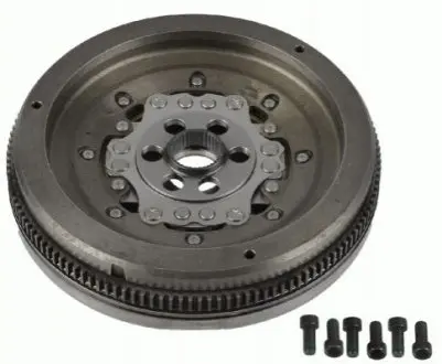 Двомасовий маховик (280мм, з болтами) SEAT ALTEA, ALTEA XL, LEON, TOLEDO III VW GOLF V, JETTA III, PASSAT B6 2.0 10.04-11.10 SACHS 2295 000 507