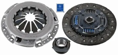 Комплект зчеплення з підшипником (190мм) HYUNDAI I10 III KIA PICANTO II 1.0 05.11 SACHS 3000 951 491