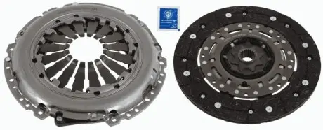 Комплект зчеплення (215мм) ABARTH 500 / 595 / 695, 500C / 595C / 695C, GRANDE PUNTO ALFA ROMEO GIULIETTA, MITO FIAT BRAVO II, DOBLO, DOBLO CARGO, GRANDE PUNTO, LINEA, PUNTO 1.4-1.6D 06.05 SACHS 3000951666