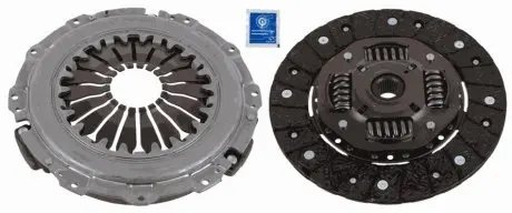 Комплект зчеплення з підшипником (215мм) DACIA LOGAN MCV NISSAN ALMERA II, MICRA III RENAULT CLIO III, MEGANE II, MODUS, SCENIC II 1.5D 09.02 SACHS 3000 951 695
