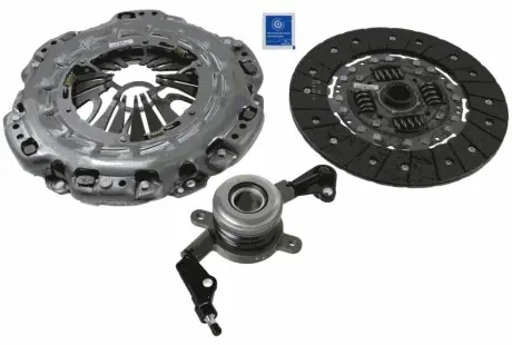Комплект зчеплення MERCEDES SPRINTER 3,5-T (B906), SPRINTER 3-T (B906), SPRINTER 4,6-T (B906), SPRINTER 5-T (B906) 3.0D 06.06-12.18 SACHS 3000990195