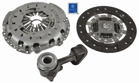 Комплект зчеплення з підшипником (250мм) FORD TRANSIT 2.2D/2.4D 01.00-08.14 SACHS 3000990234