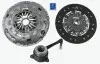 Комплект зчеплення з підшипником (240мм) AUDI A3, TT SEAT ALHAMBRA, ALTEA, ALTEA XL, LEON, TOLEDO III SKODA OCTAVIA II, SUPERB II, YETI VW CADDY III, EOS, GOLF PLUS V 1.6D-3.2 02.03-07.18 SACHS 3000990248