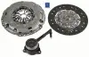 Комплект зчеплення з підшипником (240мм) AUDI A3, Q2, Q3, TT SEAT ALHAMBRA, ALTEA, ALTEA XL, ATECA, LEON, LEON SC, LEON SPORTSTOURER, LEON ST, TARRACO SKODA KAROQ, KODIAQ I 2.0D 05.03 SACHS (3000 990 318) зображення 1