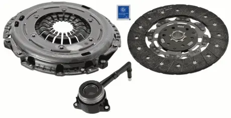 Комплект зчеплення (240мм) AUDI A3, TT SEAT ATECA SKODA KODIAQ I, OCTAVIA III, SUPERB III VW GOLF VII, PASSAT ALLTRACK B8, PASSAT B8, POLO VI, TIGUAN 1.4/1.8/2.0 11.12 SACHS 3000 990 331