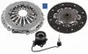 Комплект зчеплення з підшипником (220мм) CHEVROLET AVEO OPEL ASTRA H, ASTRA H GTC, ASTRA J, CORSA D 1.3D/1.7D 04.05-12.15 SACHS (3000990464) зображення 1