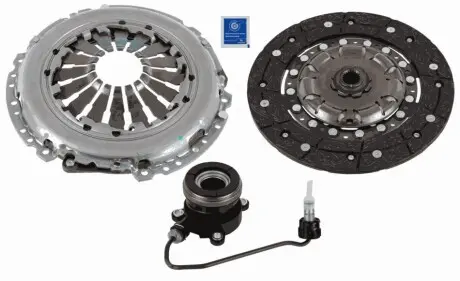 Комплект зчеплення з підшипником (220мм) CHEVROLET AVEO OPEL ASTRA H, ASTRA H GTC, ASTRA J, CORSA D 1.3D/1.7D 04.05-12.15 SACHS 3000990464