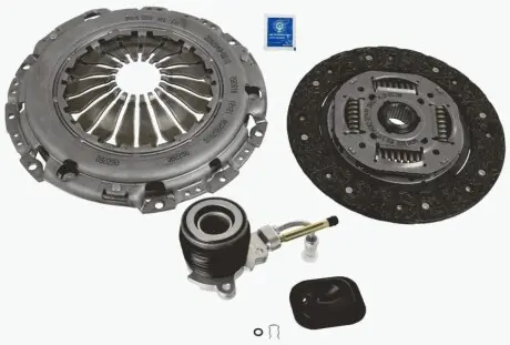 Комплект зчеплення з гідравлічним підшипником (228мм) FORD GALAXY I SEAT ALHAMBRA VW SHARAN 1.9D/2.0/2.3 03.95-03.10 SACHS 3000990568 Купити в Україні