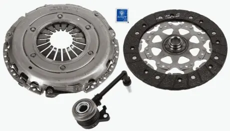 Комплект зчеплення (240мм) NISSAN QASHQAI I, QASHQAI II, QASHQAI III, X-TRAIL, X-TRAIL III RENAULT KADJAR, KOLEOS II 1.2/1.3H/1.6D 10.11 SACHS 3000990576