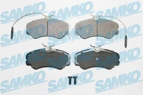 Гальмівні колодки, дискове гальмо (набір) SAMKO 5SP011
