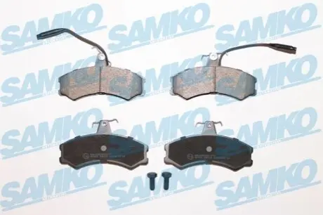 Колодки гальмівні (передні) Citroen C25/Fiat Ducato/Peugeot J5 81-94 (+датчики) SAMKO 5SP012