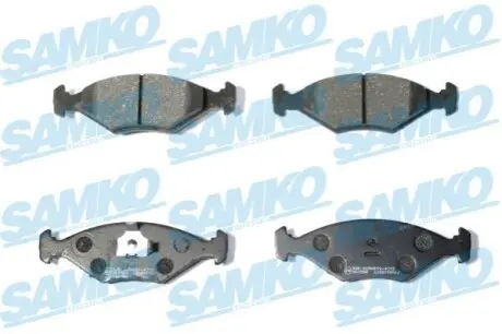 Гальмівні колодки, дискове гальмо (набір) SAMKO 5SP016
