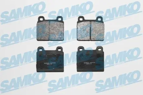 Гальмівні колодки, дискове гальмо (набір) SAMKO 5SP026
