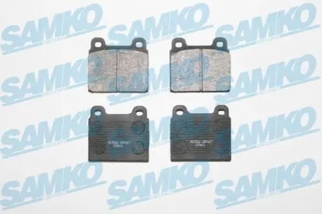 Гальмівні колодки, дискове гальмо (набір) SAMKO 5SP027