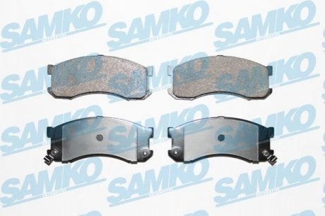 Гальмівні колодки, дискове гальмо (набір) SAMKO 5SP041