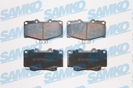 Тормозные колодки, дисковый тормоз.) SAMKO 5SP058 (фото 1)
