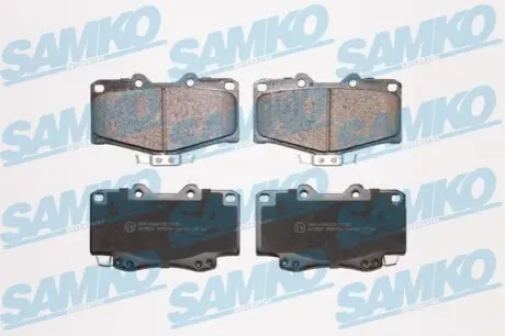 Колодки гальмівні (передні) Toyota Land Cruiser 90 96-02/VW Taro 2.4D 89-97 SAMKO 5SP058