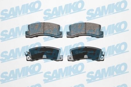 Тормозные колодки, дисковый тормоз.) SAMKO 5SP061 (фото 1)