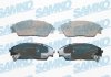 Тормозные колодки перед. дисковые Honda Civic/Civic CRX/Civic Shuttle/Prelude SAMKO 5SP071 (фото 1)