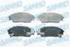 Тормозные колодки перед. дисковые Honda Civic/Civic CRX/Civic Shuttle/Prelude SAMKO (5SP071) изображение 1
