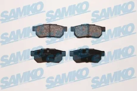 Гальмівні колодки, дискове гальмо (набір) SAMKO 5SP072