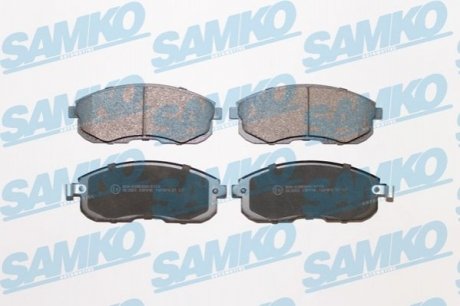 Гальмівні колодки, дискове гальмо (набір) SAMKO 5SP090 (фото 1)