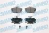 Колодки гальмівні (передні) Renault 12 70-76/Fiat Punto/Panda 93-06 SAMKO (5SP094) зображення 1