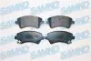 Колодки гальмівні (передні) Toyota Corolla 02-07 SAMKO (5SP1002) зображення 1
