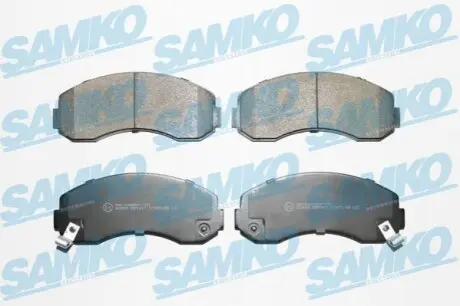 Гальмівні колодки, дискове гальмо (набір) SAMKO 5SP1007
