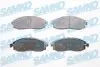 Гальмівні колодки, дискове гальмо (набір) SAMKO (5SP1015) зображення 1