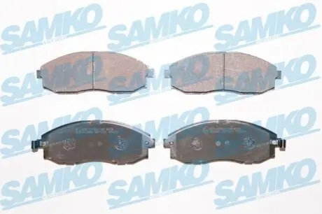 Гальмівні колодки, дискове гальмо (набір) SAMKO 5SP1015