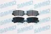 Тормозные колодки, дисковый тормоз.) SAMKO (5SP1028) изображение 1
